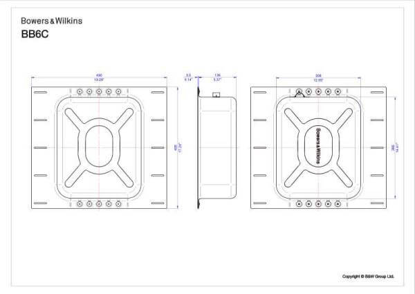 Bowers & Wilkins Ceiling Back Box BB 6C