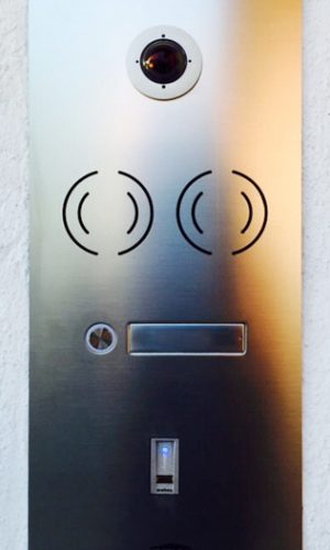Casaio Türkommunikation Sicherheit Türkommunikation mit Kamera und Fingerprint