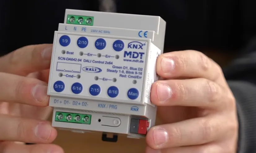 KNX-Aktoren fürs Licht: MDT-DALI-Gateway mit zwei DALI-Ausgängen